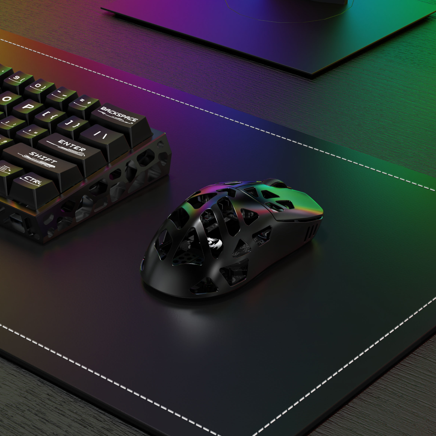 Redragon PRISM PRO 26000DPI Wireless Gaming Mouse - Black - Image 7